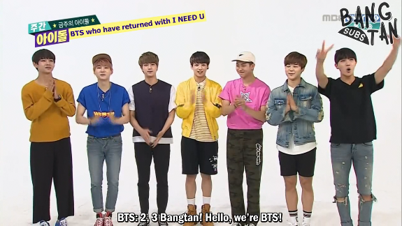150617 Weekly Idol — BTS-TRANS/BANGTANSUBS